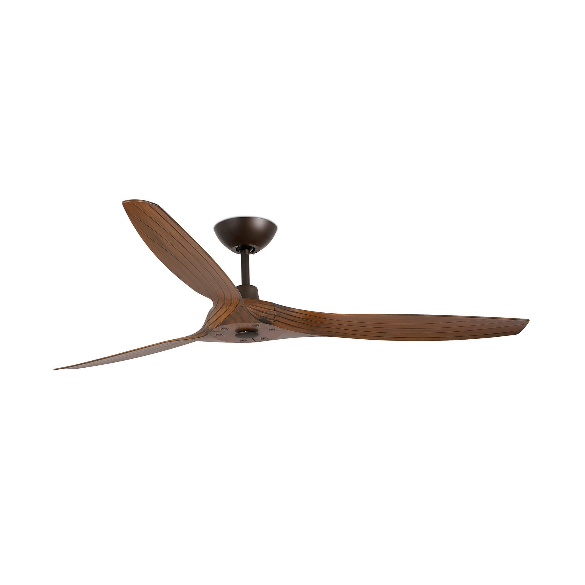 Faro Morea Large Fan - Brown with DC motor