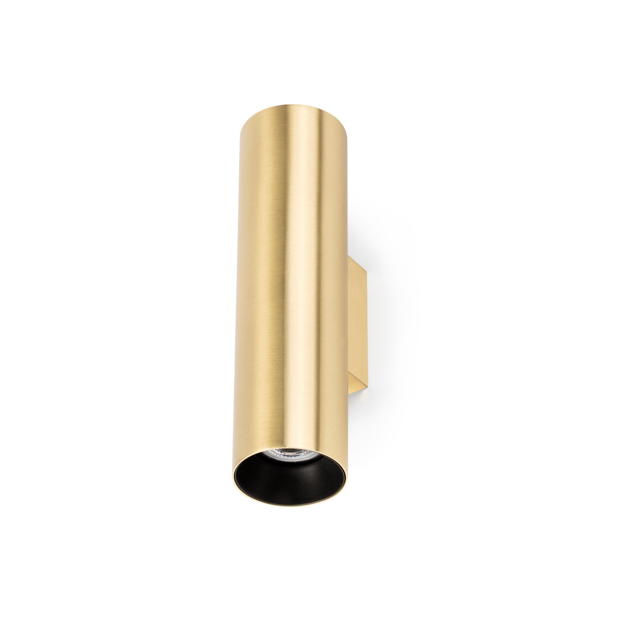 Faro Stan 2 Light Wall Lamp - Satin Gold