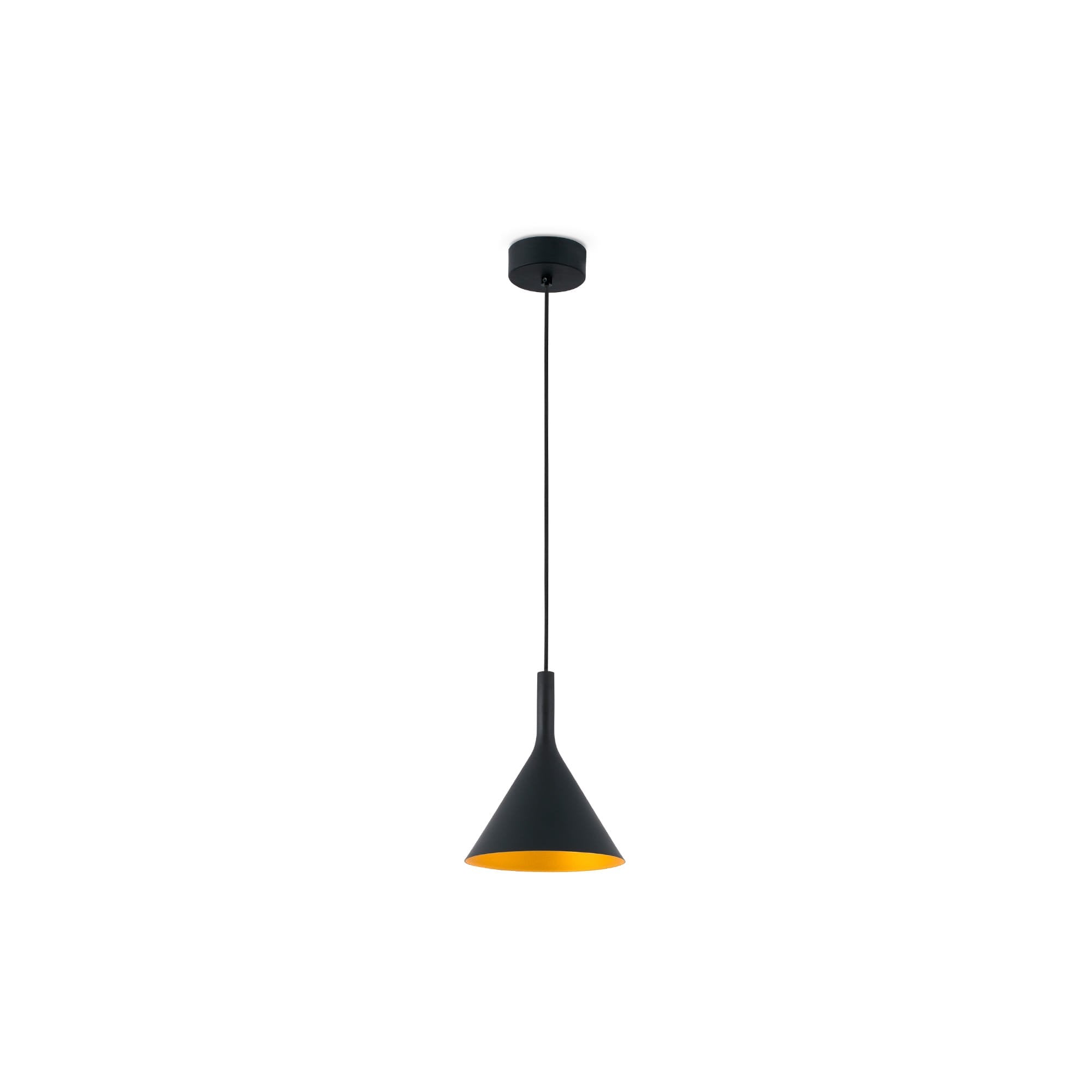 Faro Pam 165 Pendant - Black & Gold