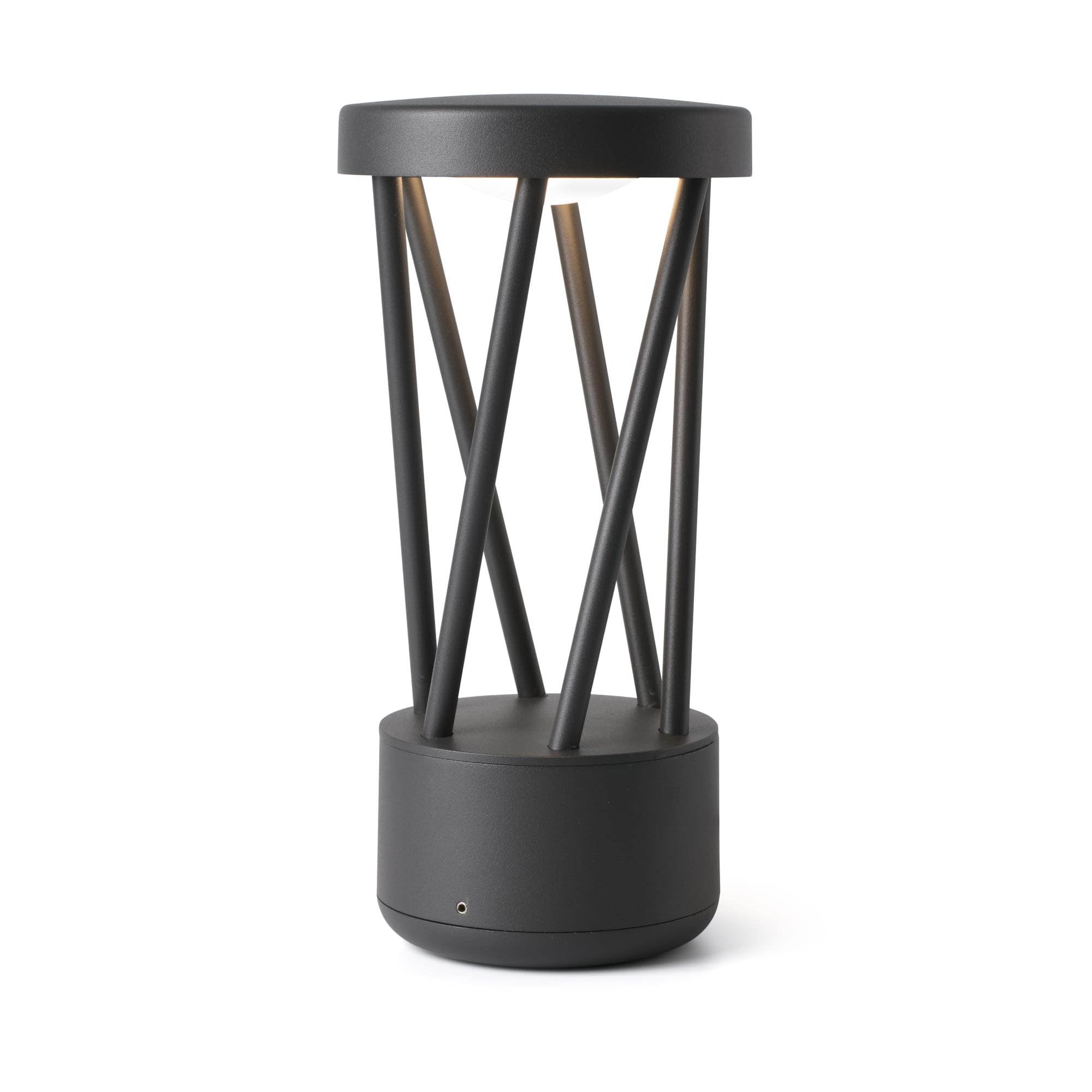 Faro Twist 300 Post Lamp - Dark Grey