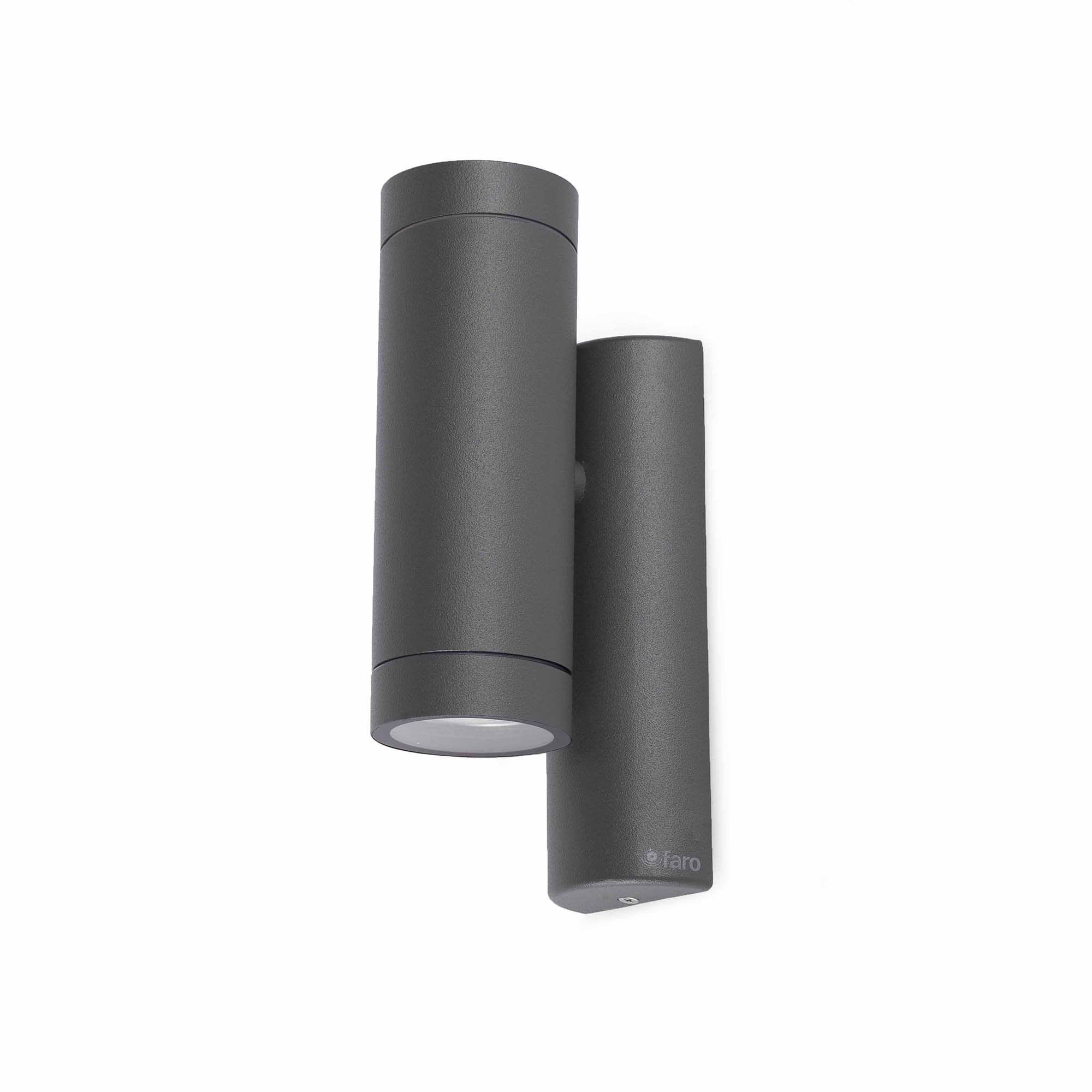 Faro Steps 2 Light Wall Lamp - Dark Grey