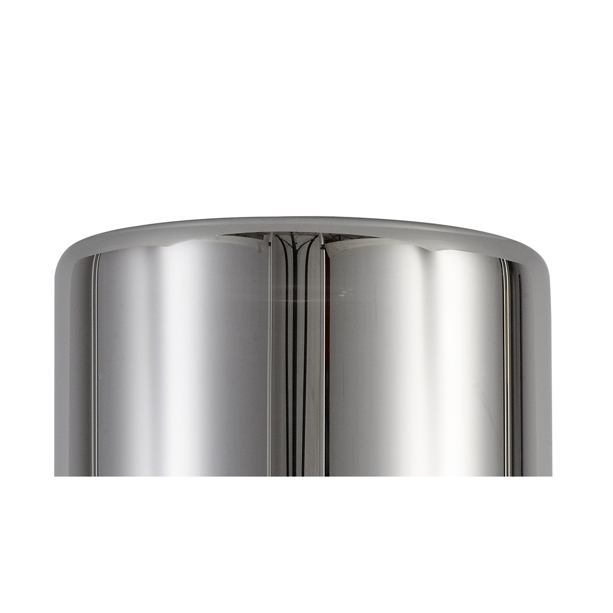 Fabula Tamworth 3 Light Linear Pendant - Mixed Cylinder Shades - Polished Chrome & Chrome Glass