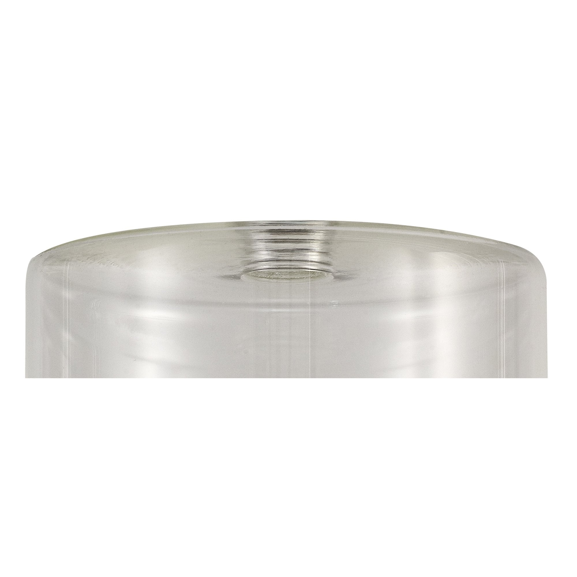 Fabula Tamworth 6 Light Linear Pendant - Short Cylinder Shades - French Gold & Clear Glass