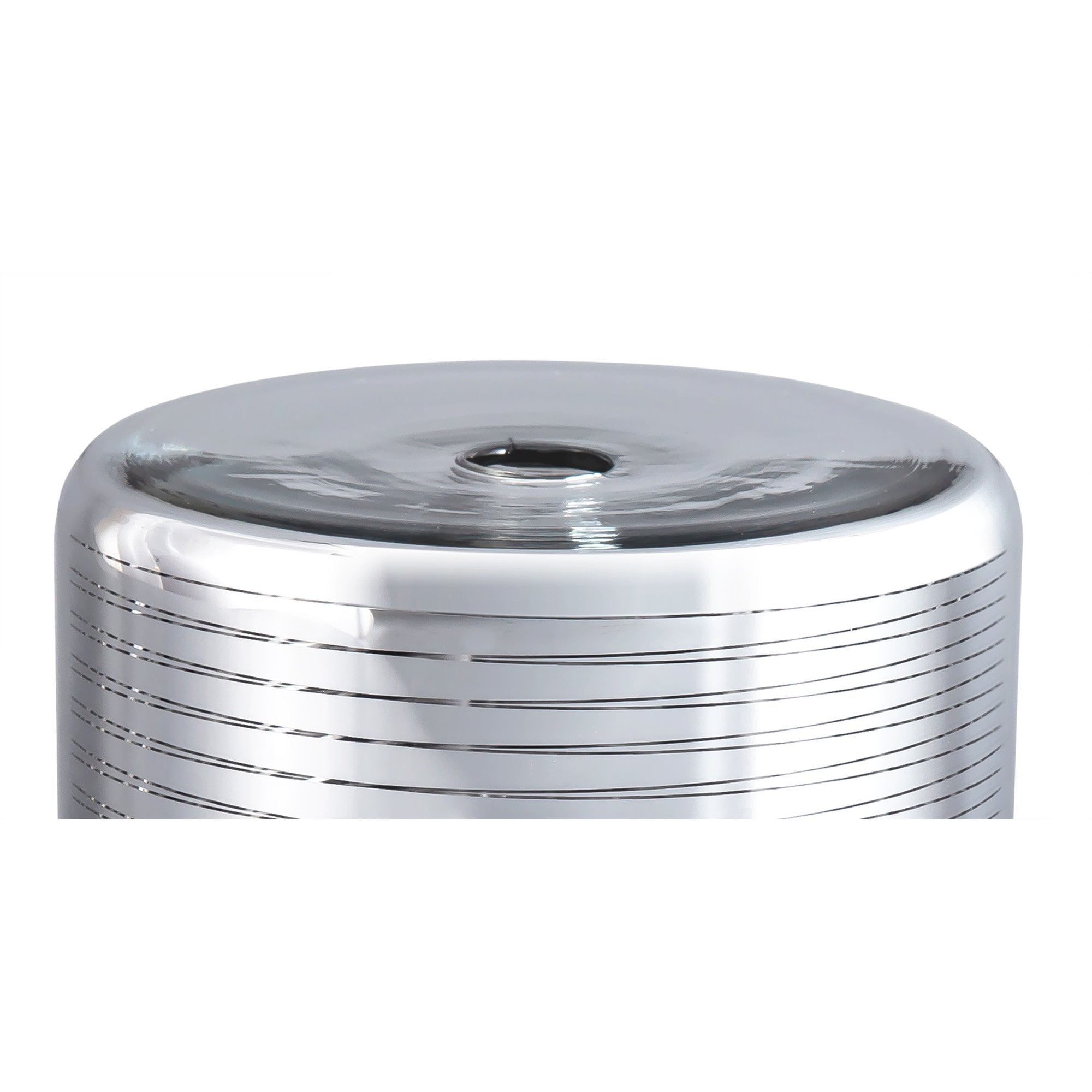 Fabula Tamworth 6 Light Linear Pendant - Short Cylinder Shades - French Gold & Chrome Lined Glass