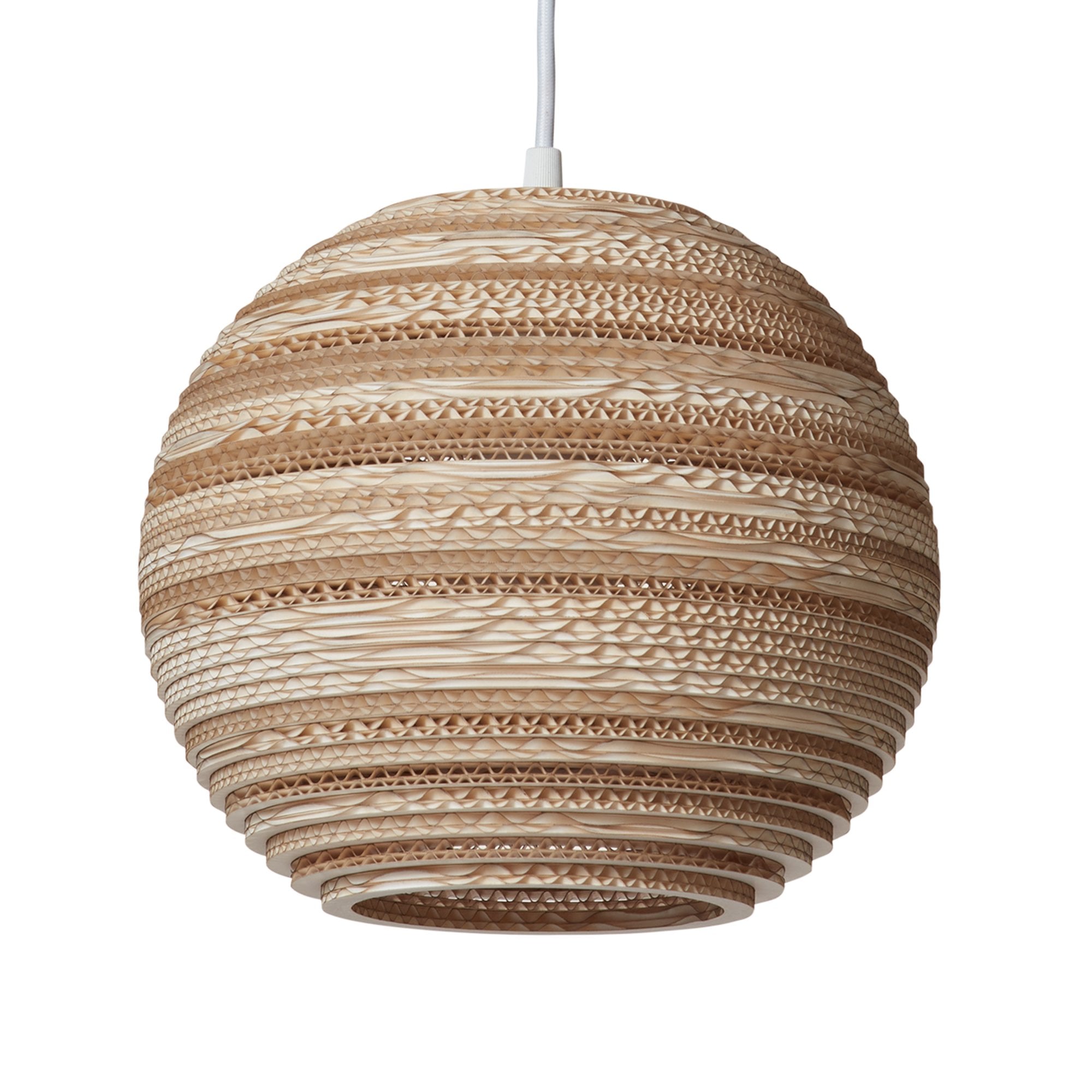 Graypants Scraplights Moon 10 Pendant - Blonde - 26cm Diameter