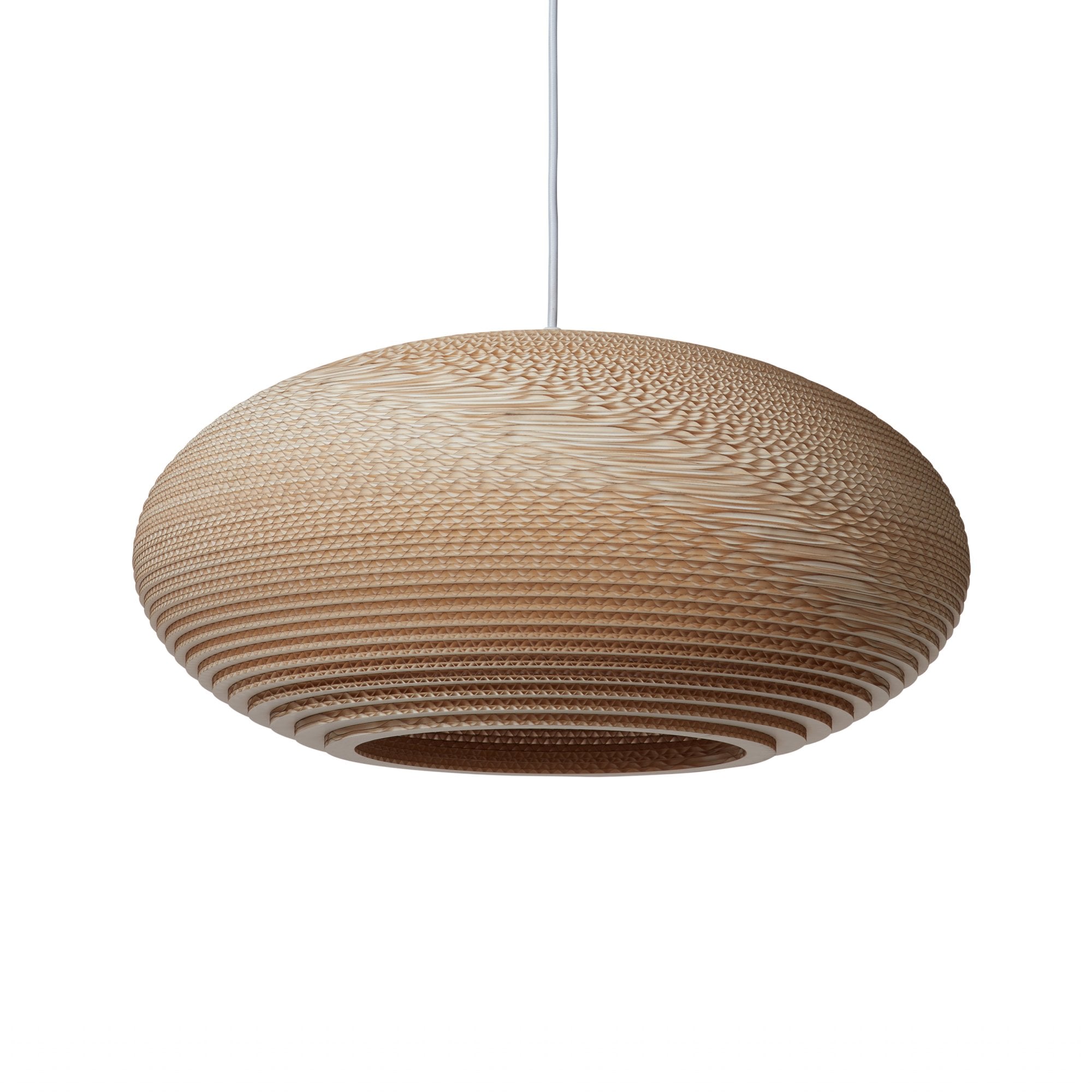 Graypants Scraplights Disc 20 Pendant - Blonde - 50cm Diameter