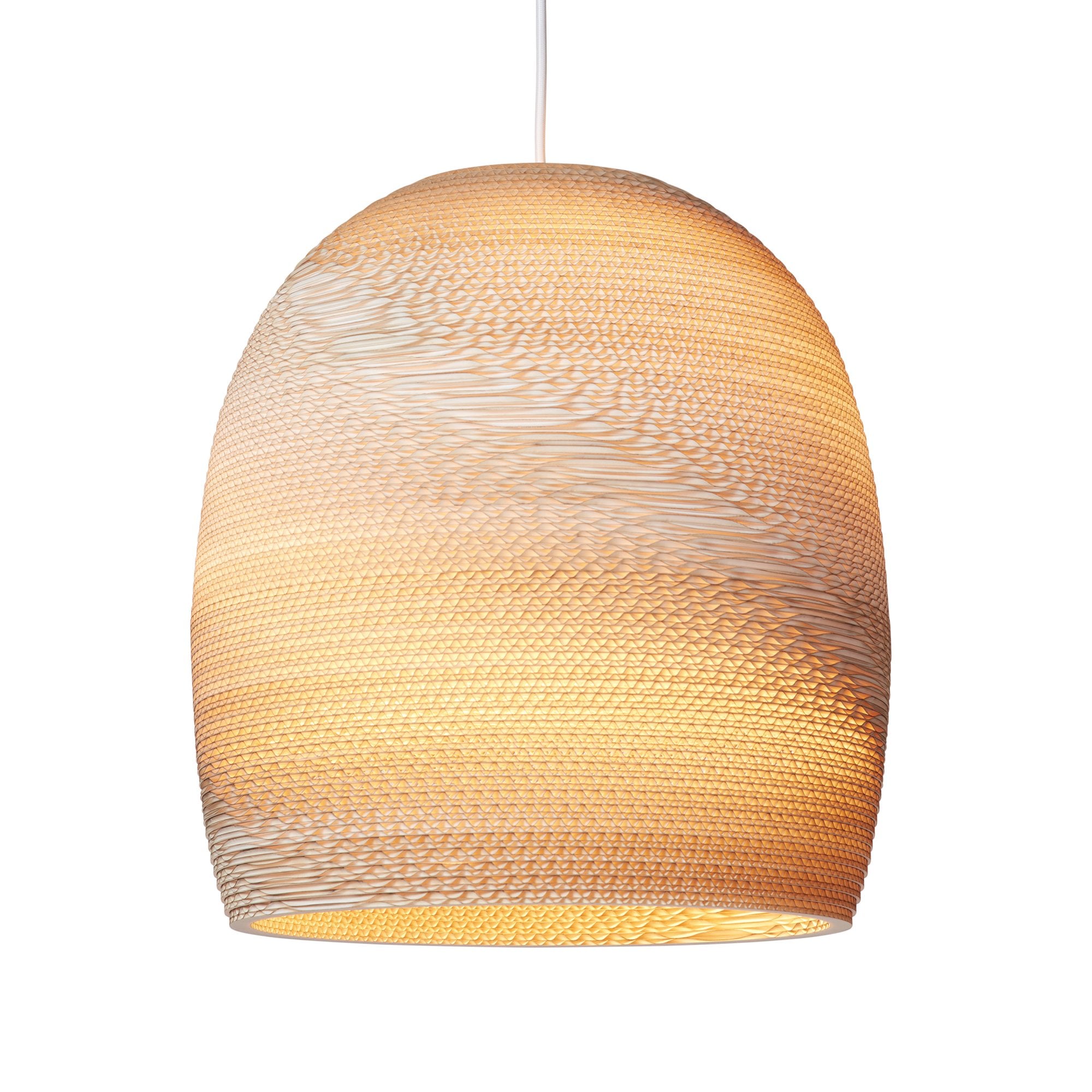 Graypants Scraplights Bell 16 Pendant - Blonde - 38cm Diameter