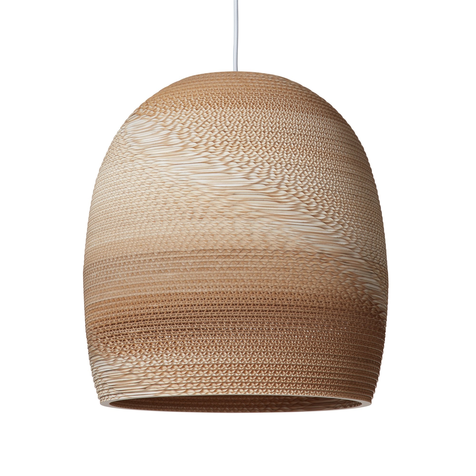 Graypants Scraplights Bell 16 Pendant - Blonde - 38cm Diameter