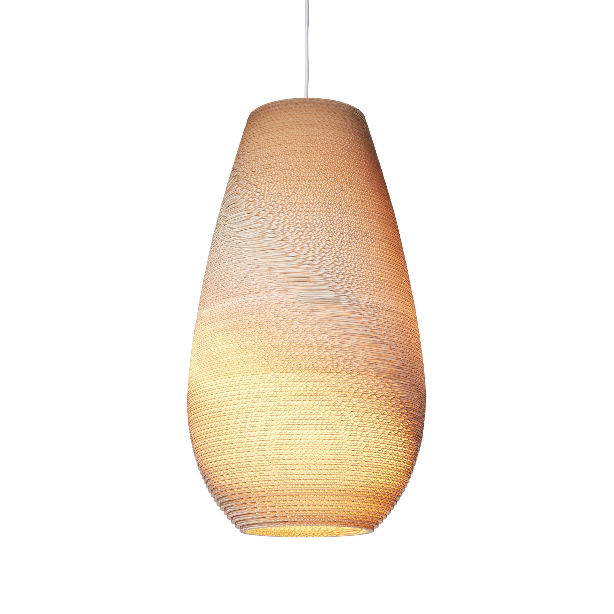 Graypants Scraplights Drop 26 Pendant - Blonde - 36cm Diameter