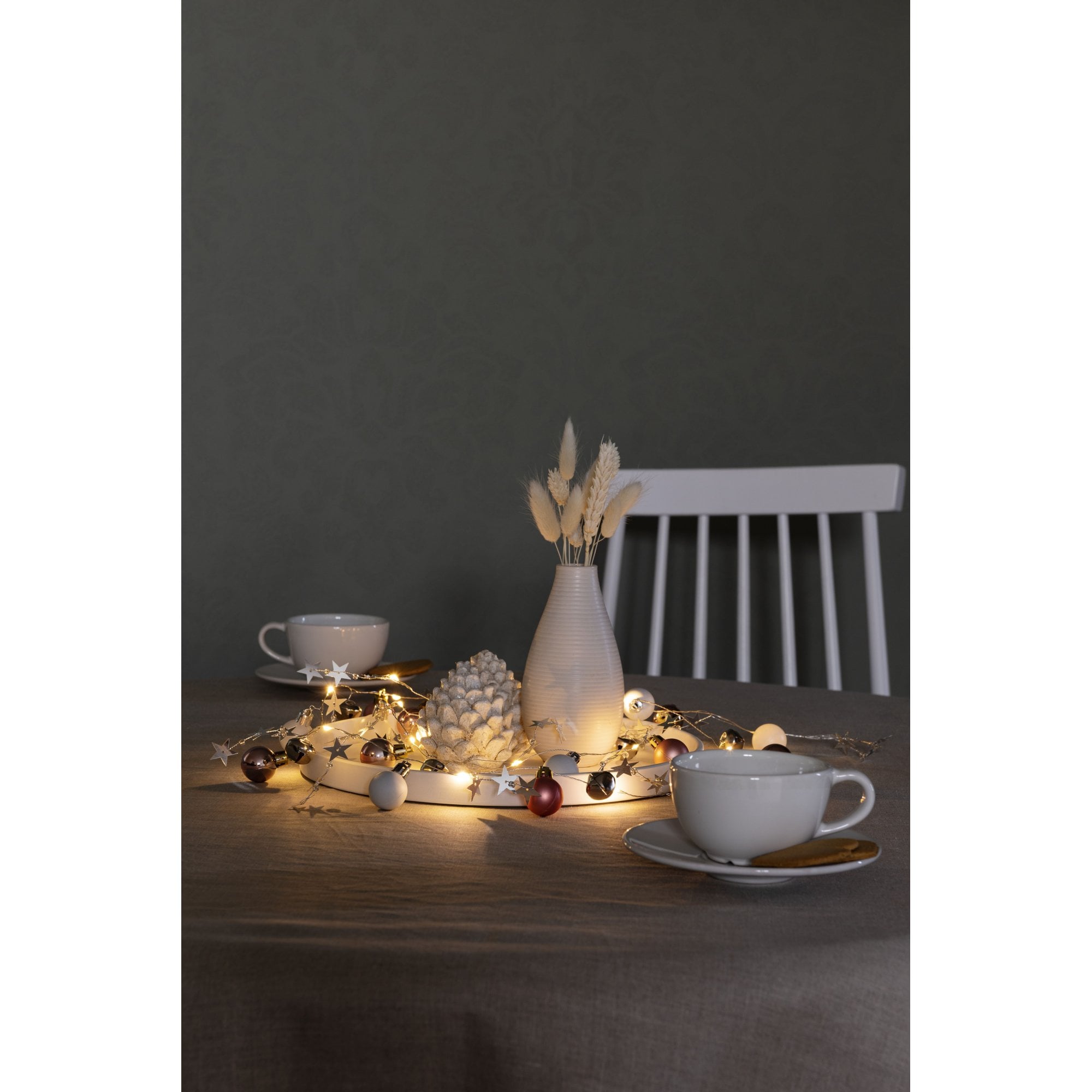 Konstsmide Festoon 1.9m Decorative Light Set - 20 LEDs - Coloured Balls - Battery Operated