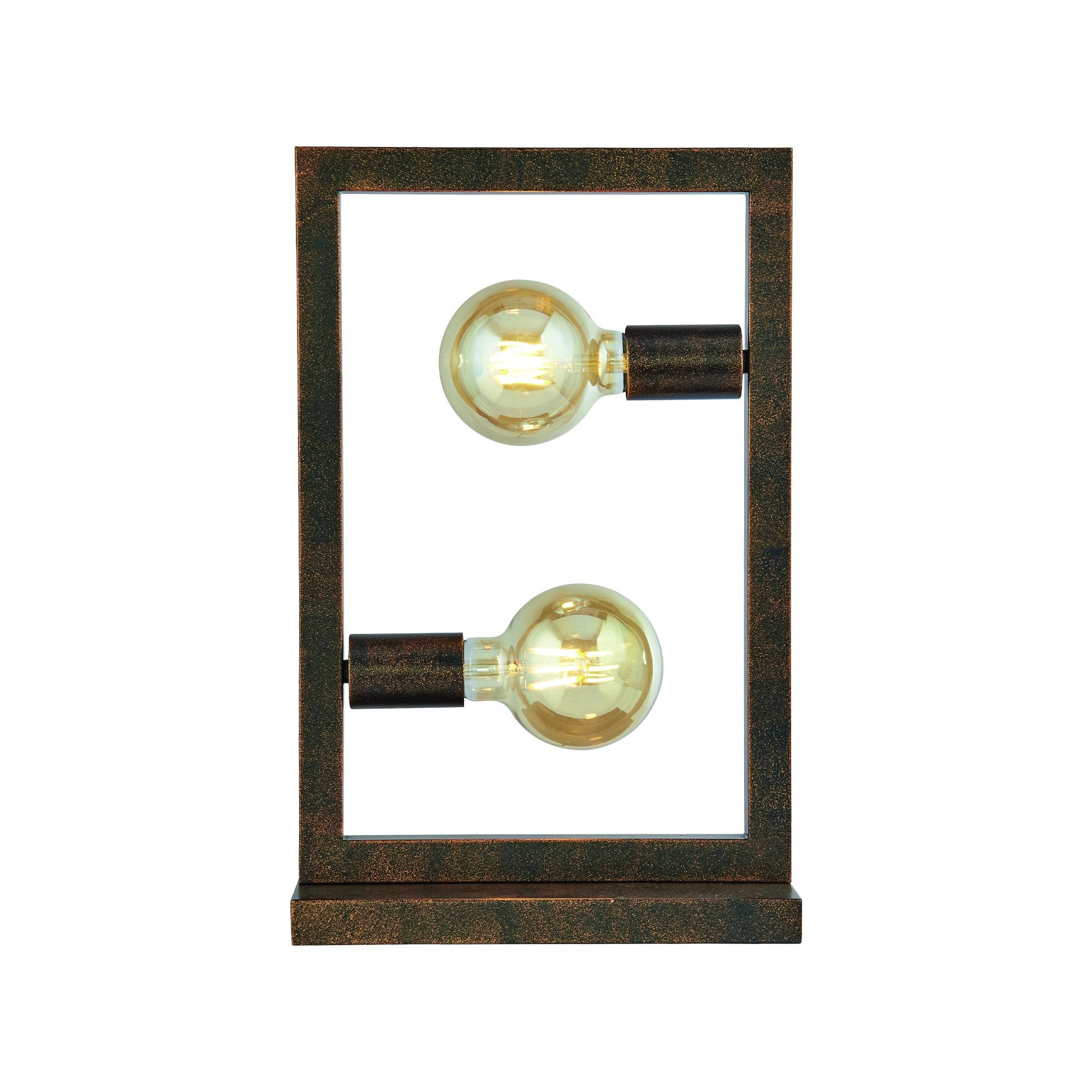 Searchlight Oakes 5 Light Floor Lamp - Rustic Brown Metal