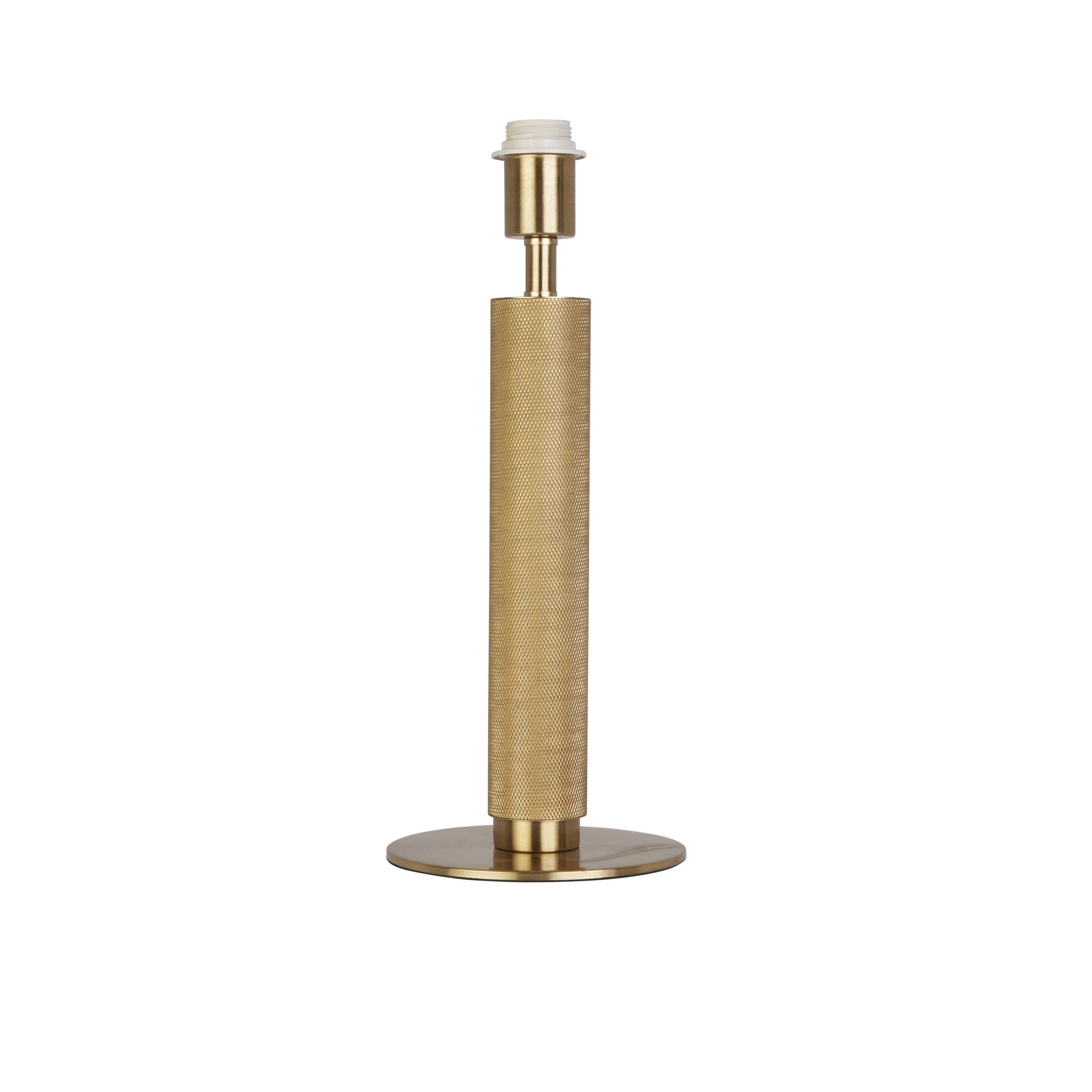 Searchlight Latimer Table Lamp Base - Knurled Gold - Base Only