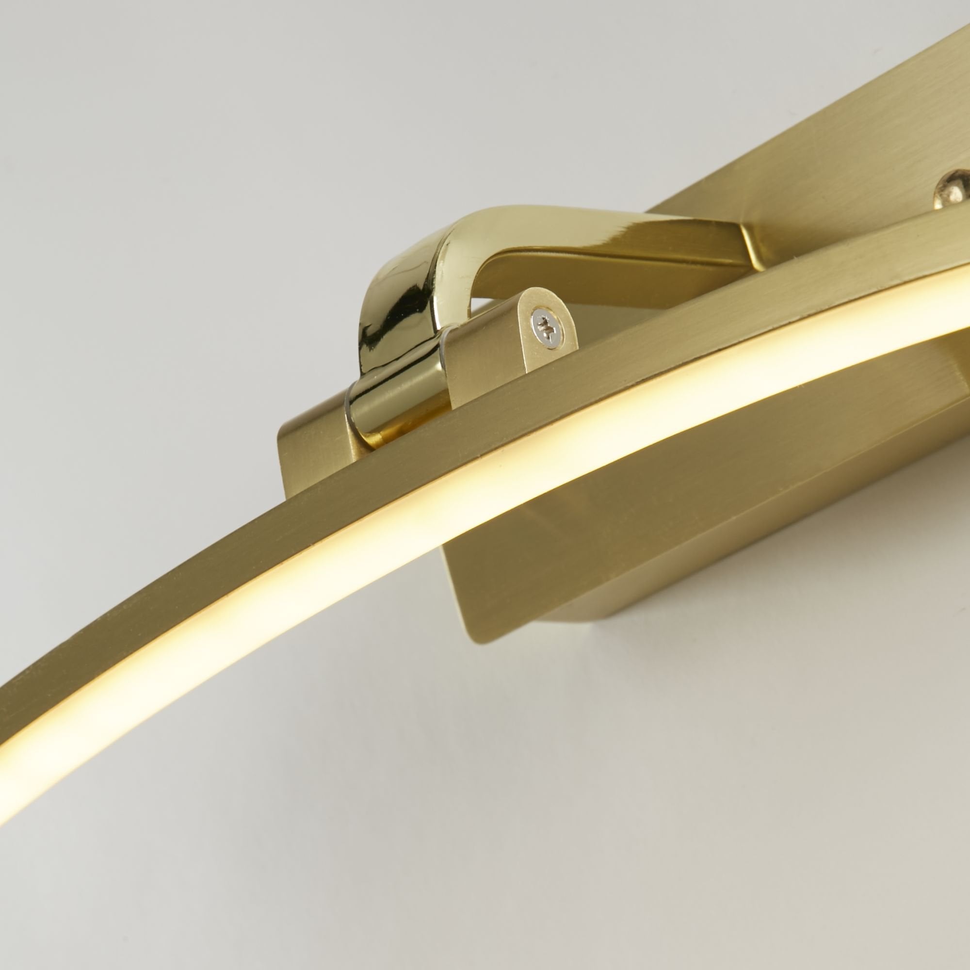 Searchlight Samuel 40cm Picture Light - Satin Brass & Polished Brass