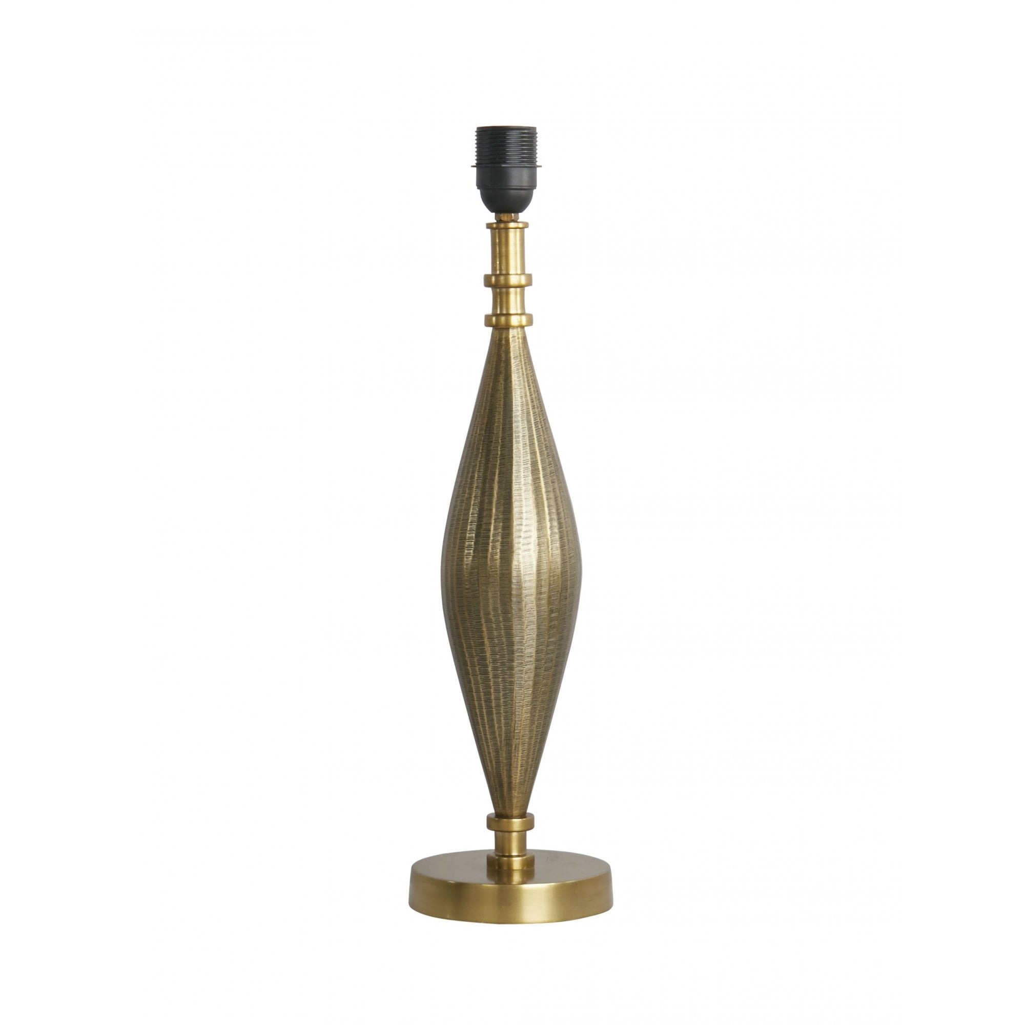 Searchlight Regent Table Lamp Base - Antique Brass - Base Only