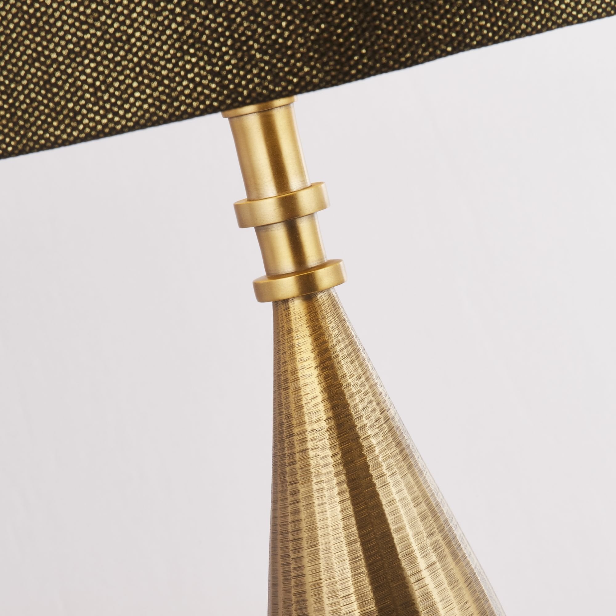 Searchlight Regent Table Lamp Base - Antique Brass - Base Only