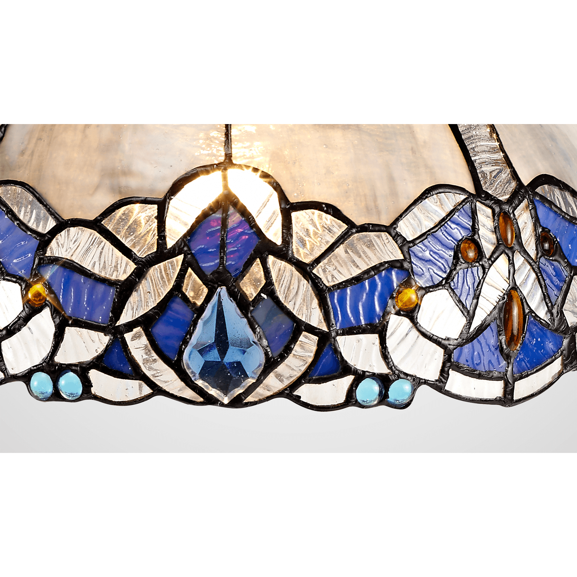 Fabula Newmans 30cm Tiffany Shade - Blue - Shade Only