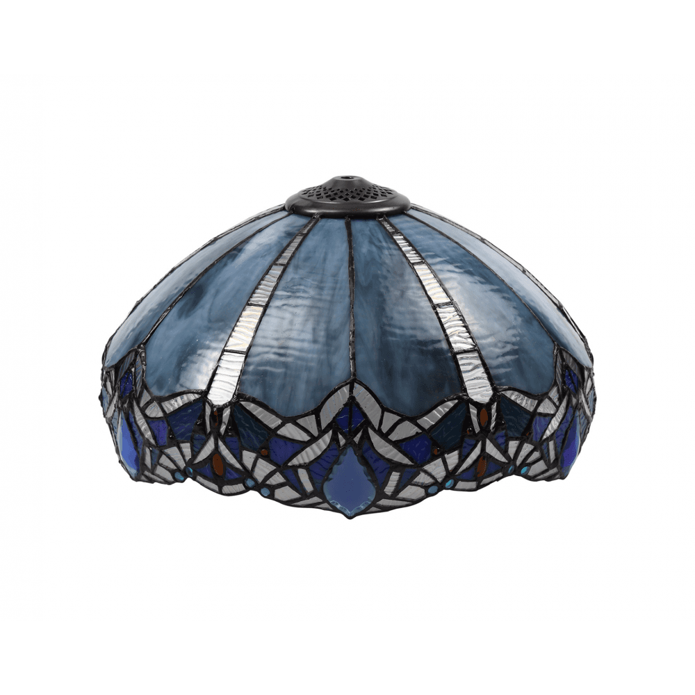 Fabula Newmans 40cm Tiffany Shade - Blue - Shade Only