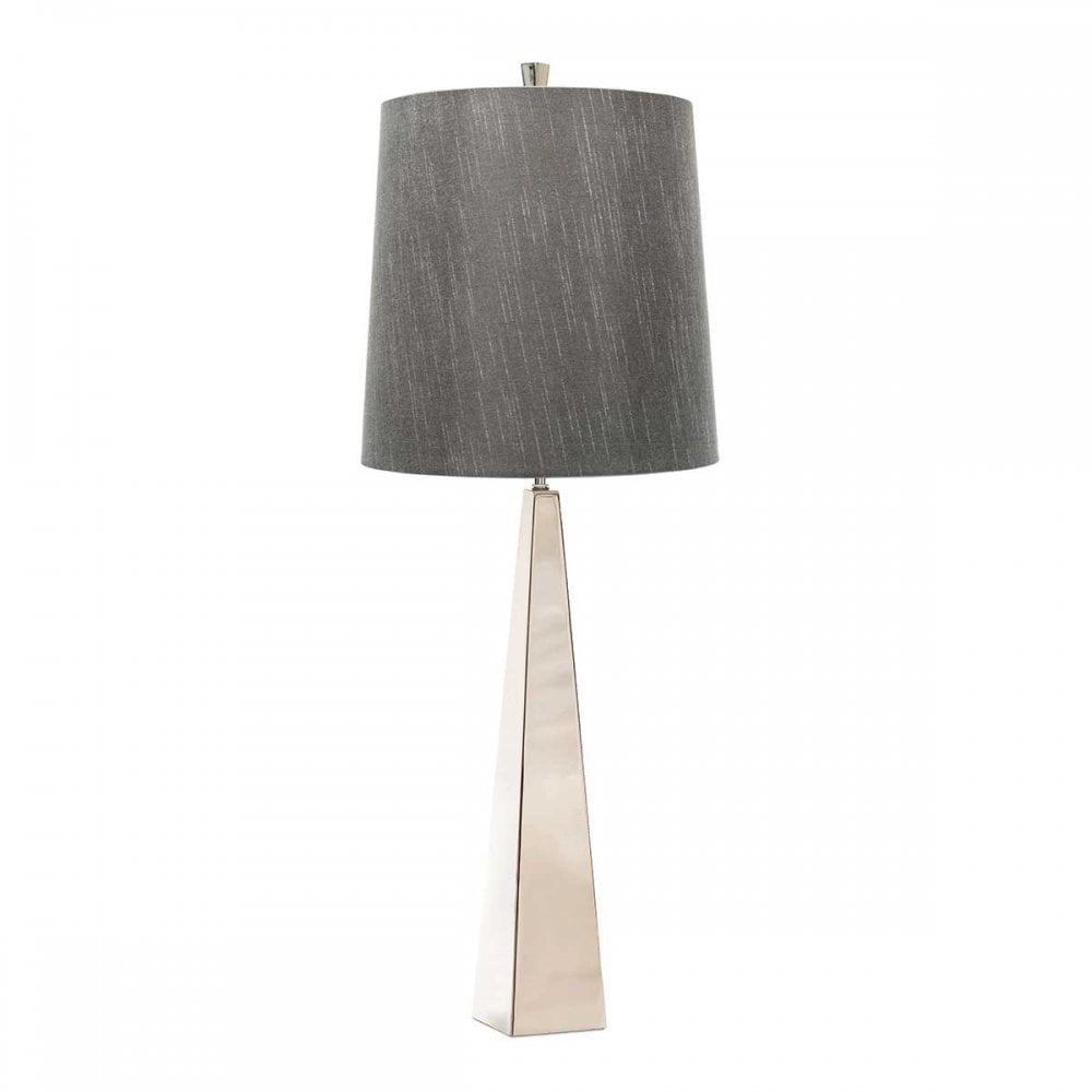 Elstead Ascent Single Table Lamp - Polished Nickel