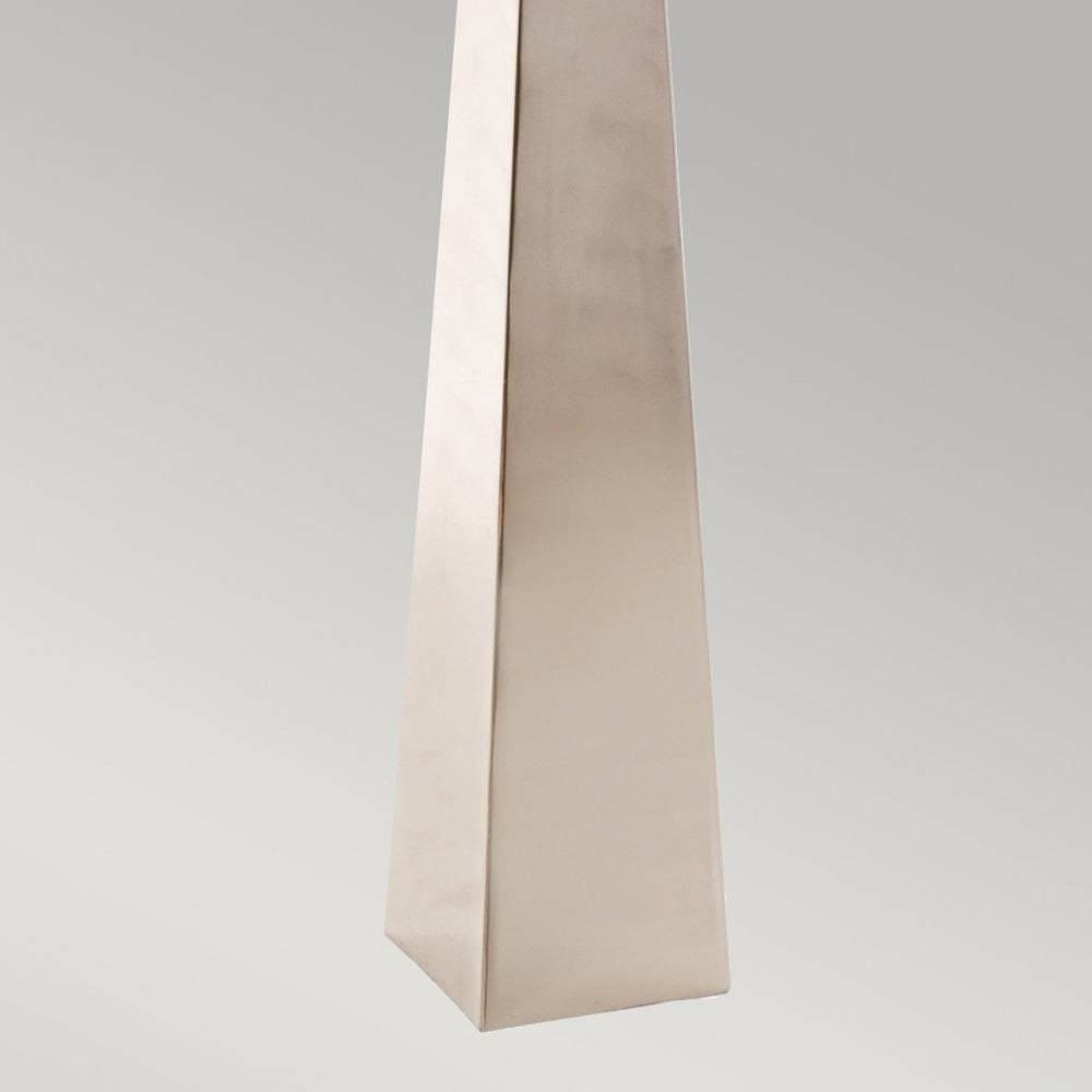 Elstead Ascent 1 Light Floor Lamp - Polished Nickel