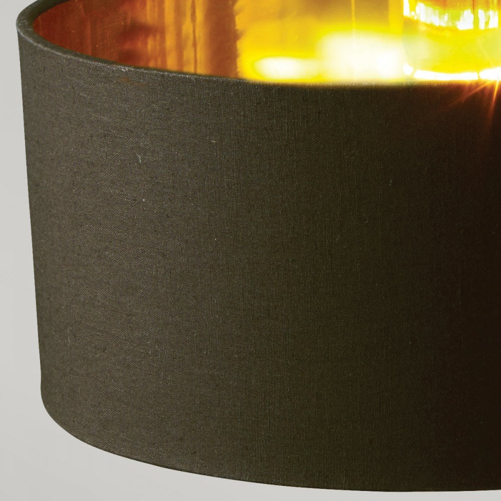 Elstead Balance 1 Light Table Lamp - Black & Polished Brass