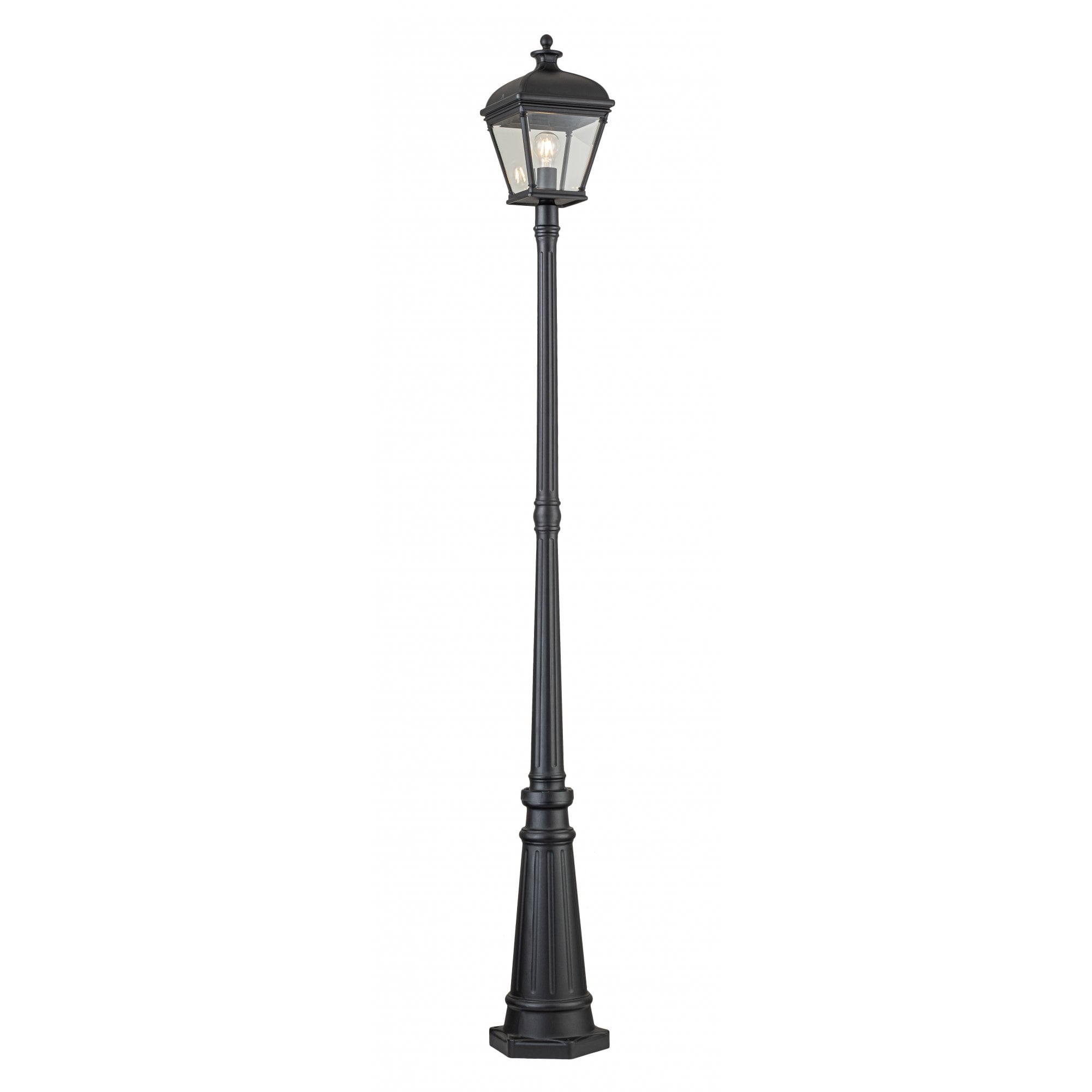 Elstead Bayview 1 Light Lamp Post - Black