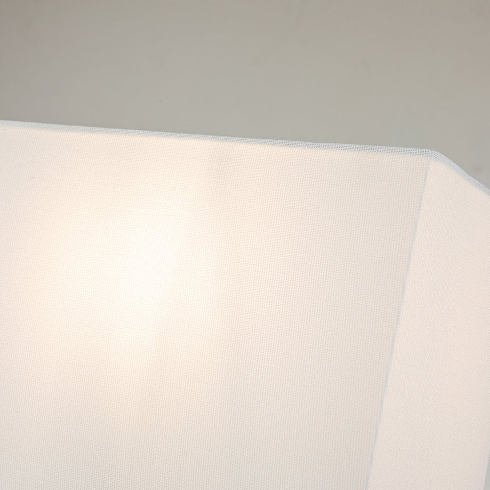 Flambeau Swirl 1 Light Large Wall Light - Bone White