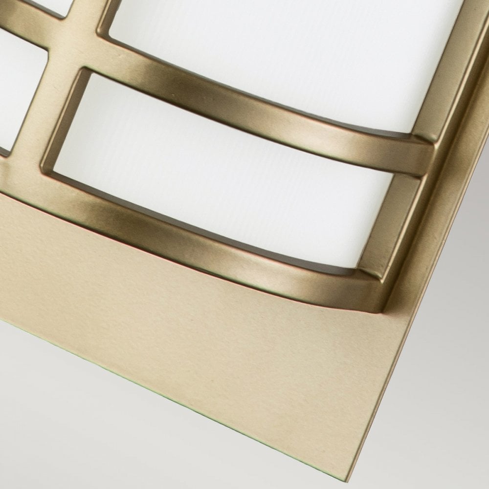 Feiss Fusion 2 Light Wall Light - Painted Natural Brass