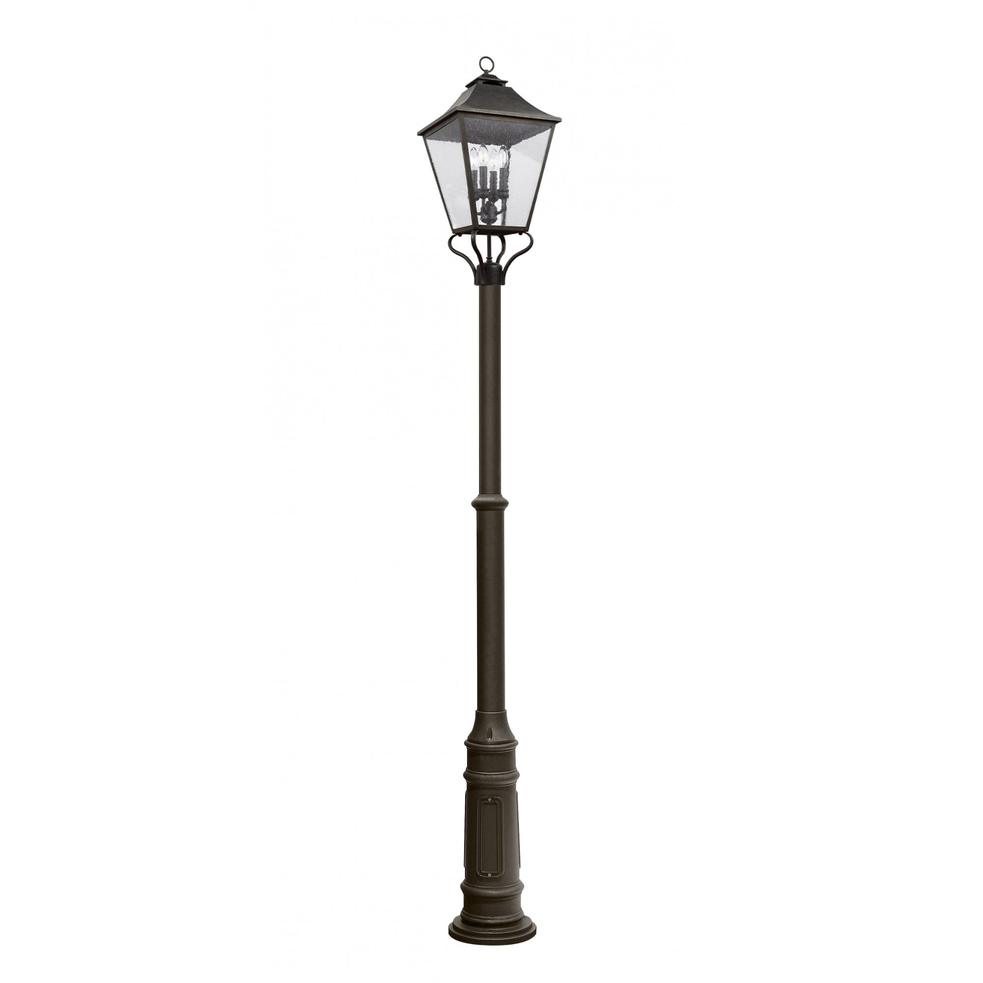 Feiss Galena 4 Light Lamp Post - Sable