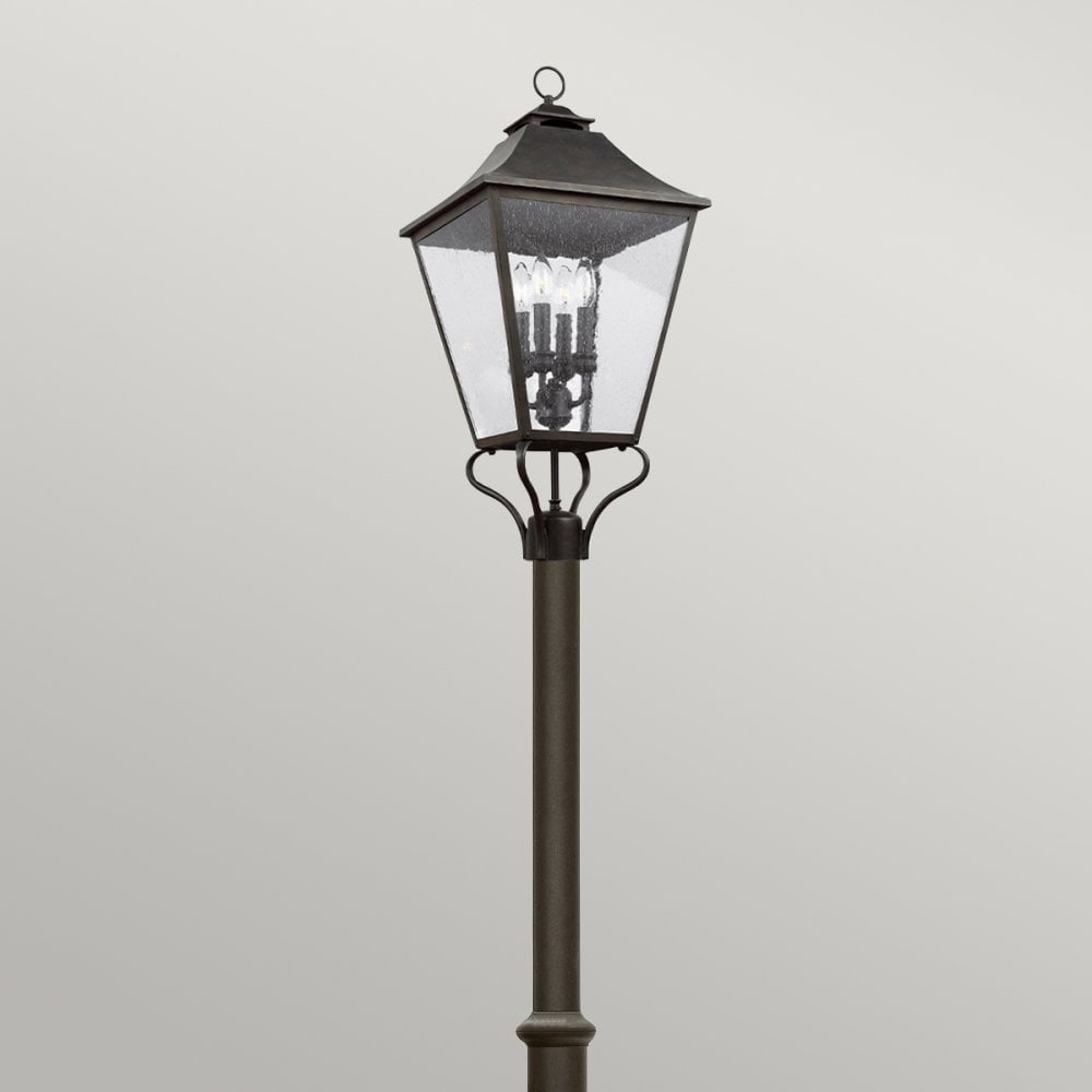 Feiss Galena 4 Light Lamp Post - Sable