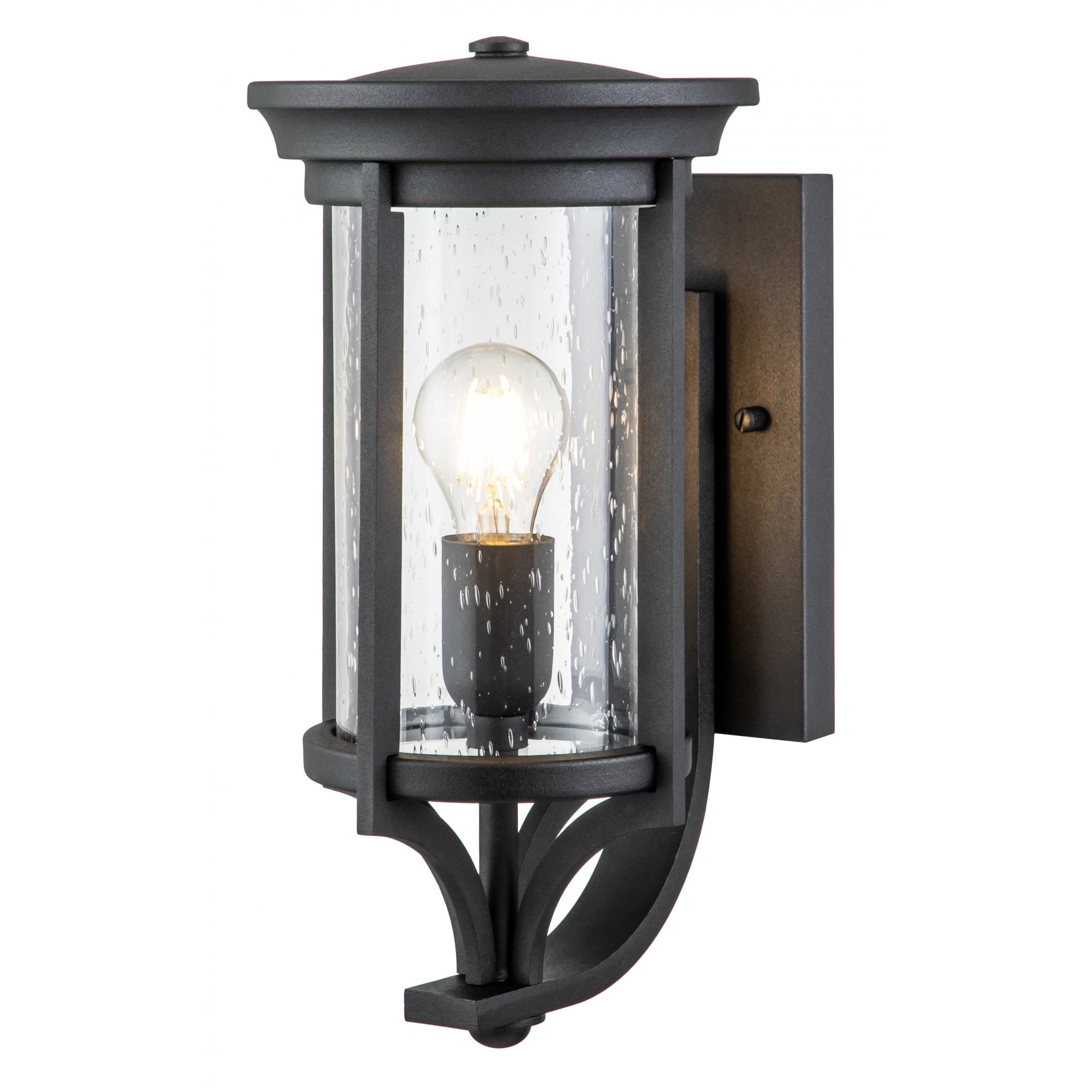 Feiss Merrill 1 Light Small Wall Lantern - Black