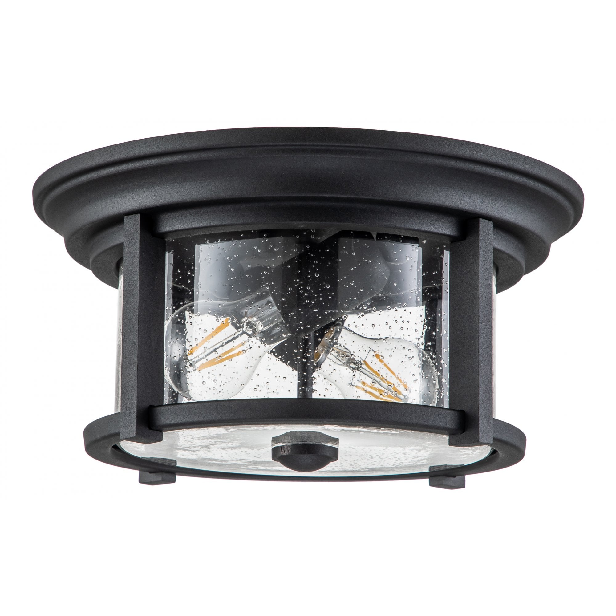 Feiss Merrill 2 Light Flush Mount - Black