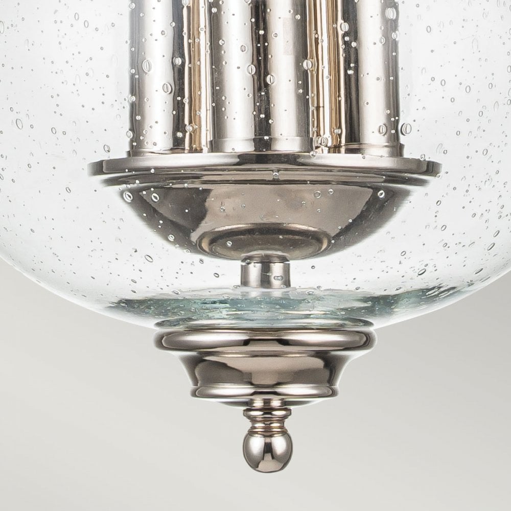 Feiss Pickering Lane 3 Light Semi-Flush - Polished Nickel