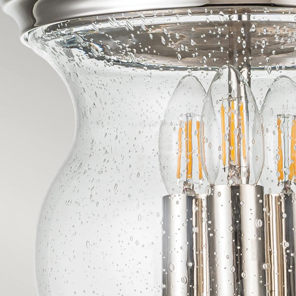 Feiss Pickering Lane 3 Light Semi-Flush - Polished Nickel