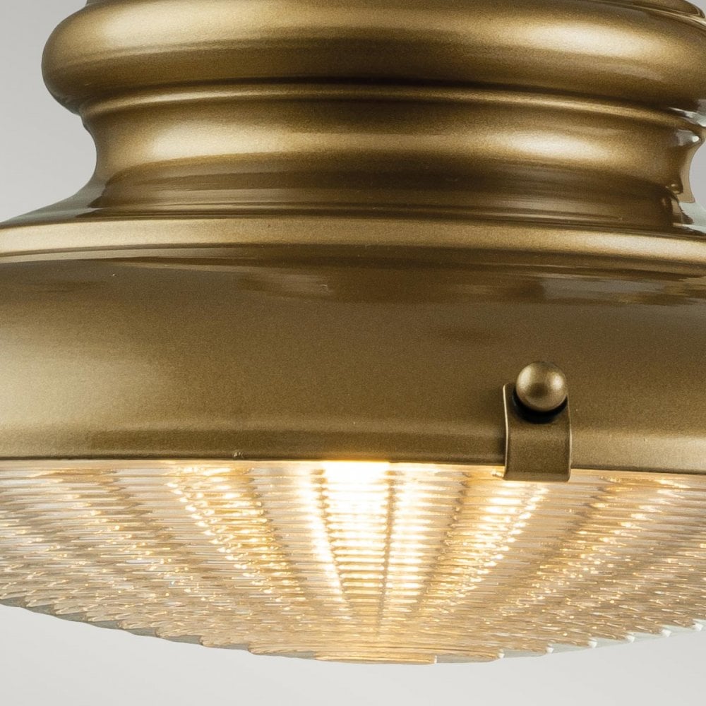 Feiss Redding Station 1 Light Medium Wall Lantern - Painted Distressed Bronze