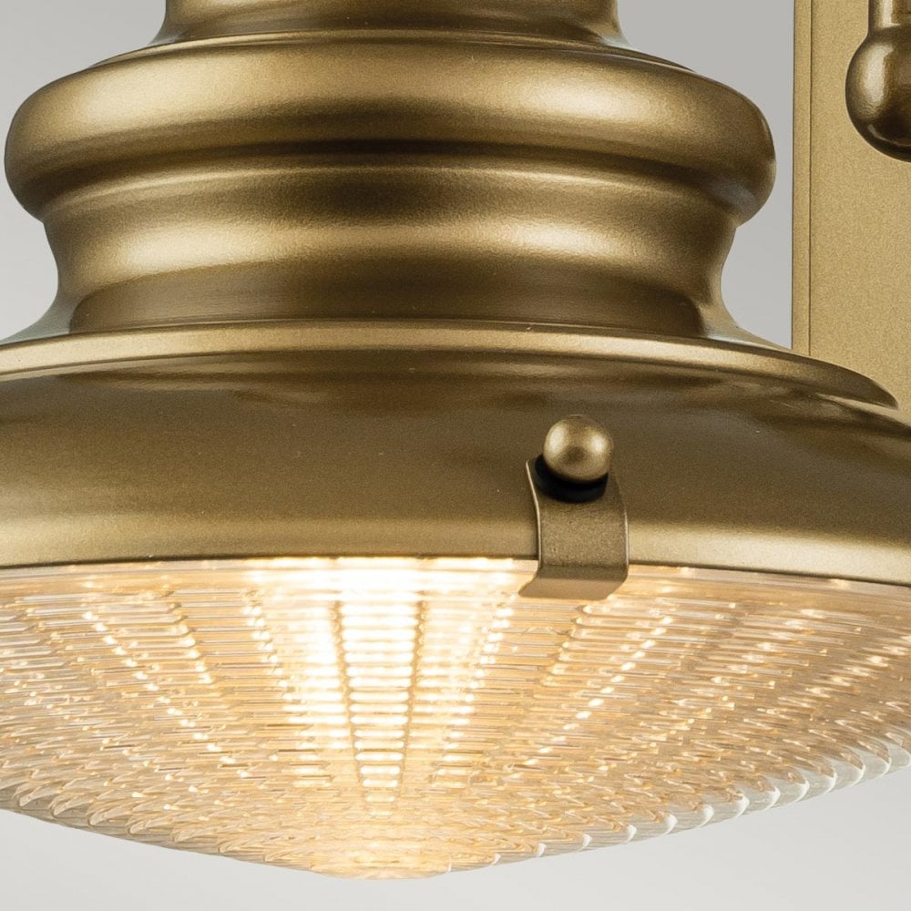 Feiss Redding Station 1 Light Small Wall Lantern - Painted Distressed Bronze