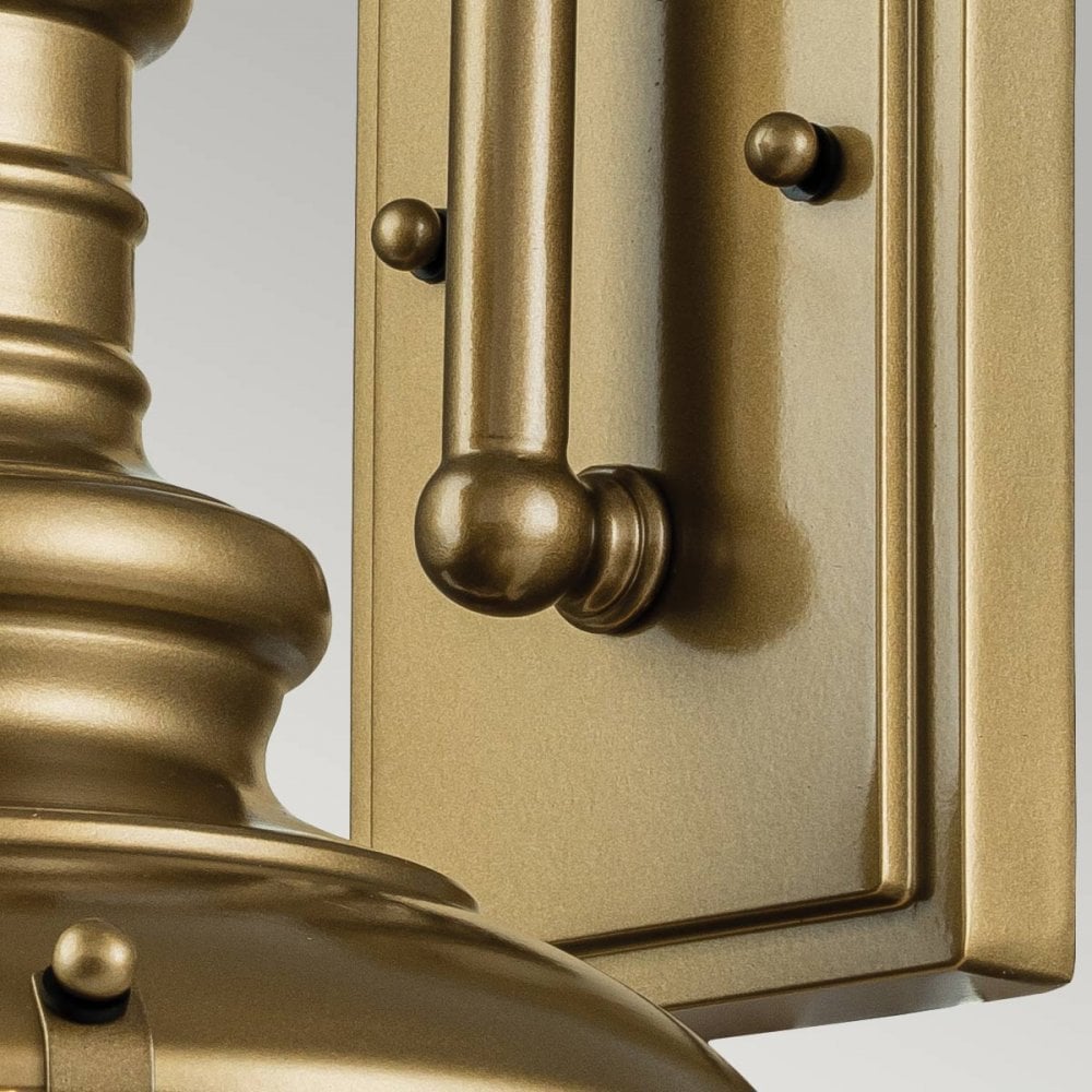 Feiss Redding Station 1 Light Small Wall Lantern - Painted Distressed Bronze