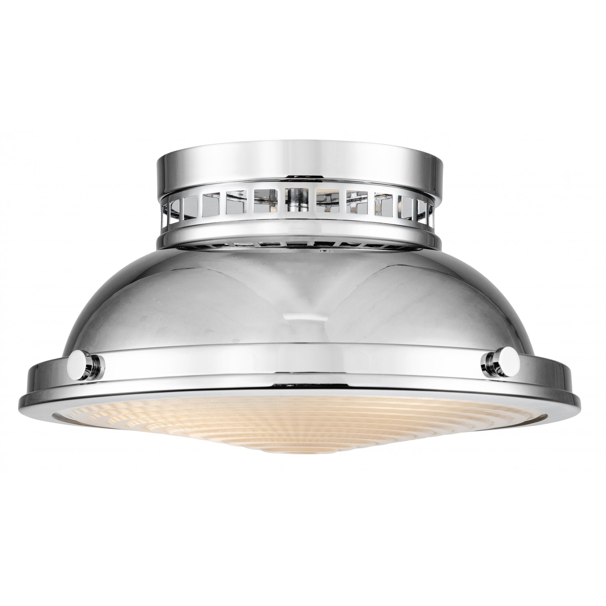 Hinkley Amelia 2 Light Flush Light - Polished Chrome