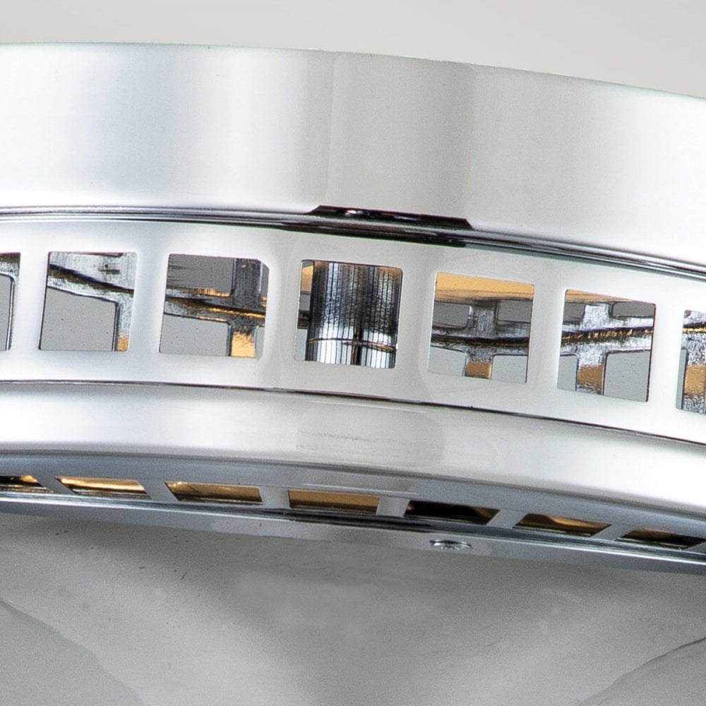 Hinkley Amelia 2 Light Flush Light - Polished Chrome