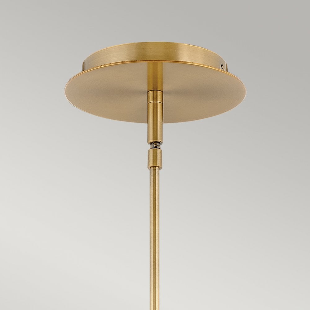Hinkley Dax 1 Light Mini Pendant - Heritage Brass
