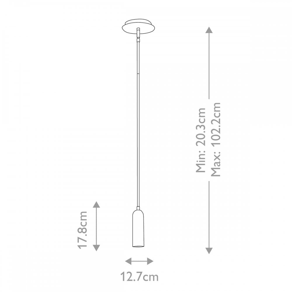 Hinkley Dax 1 Light Mini Pendant - Heritage Brass