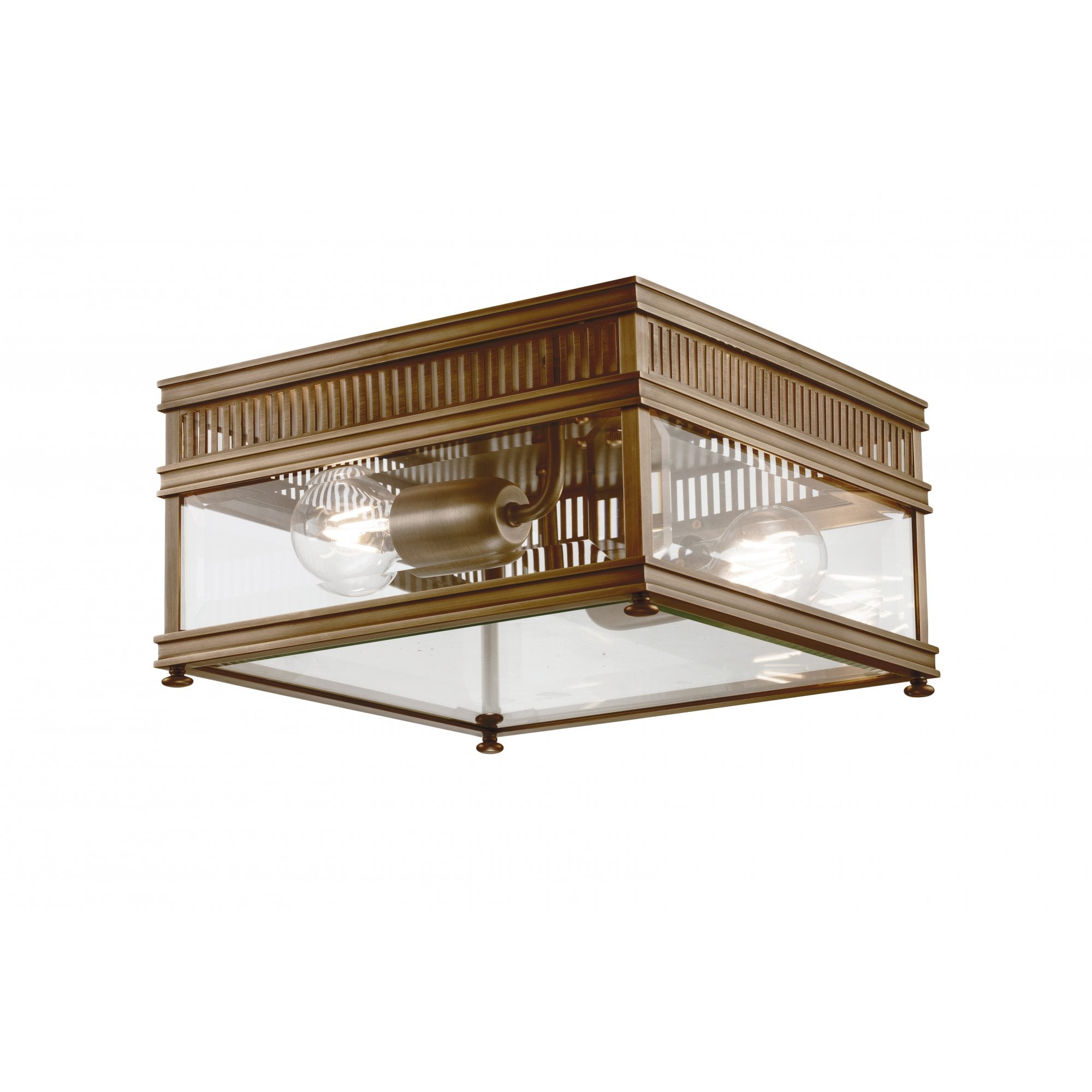 Elstead Holborn 2 Light Flush - Dark Bronze