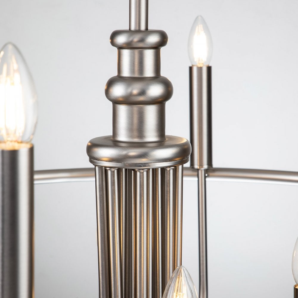 Kichler Capitol Hill 12 Light Chandelier - Brushed Nickel