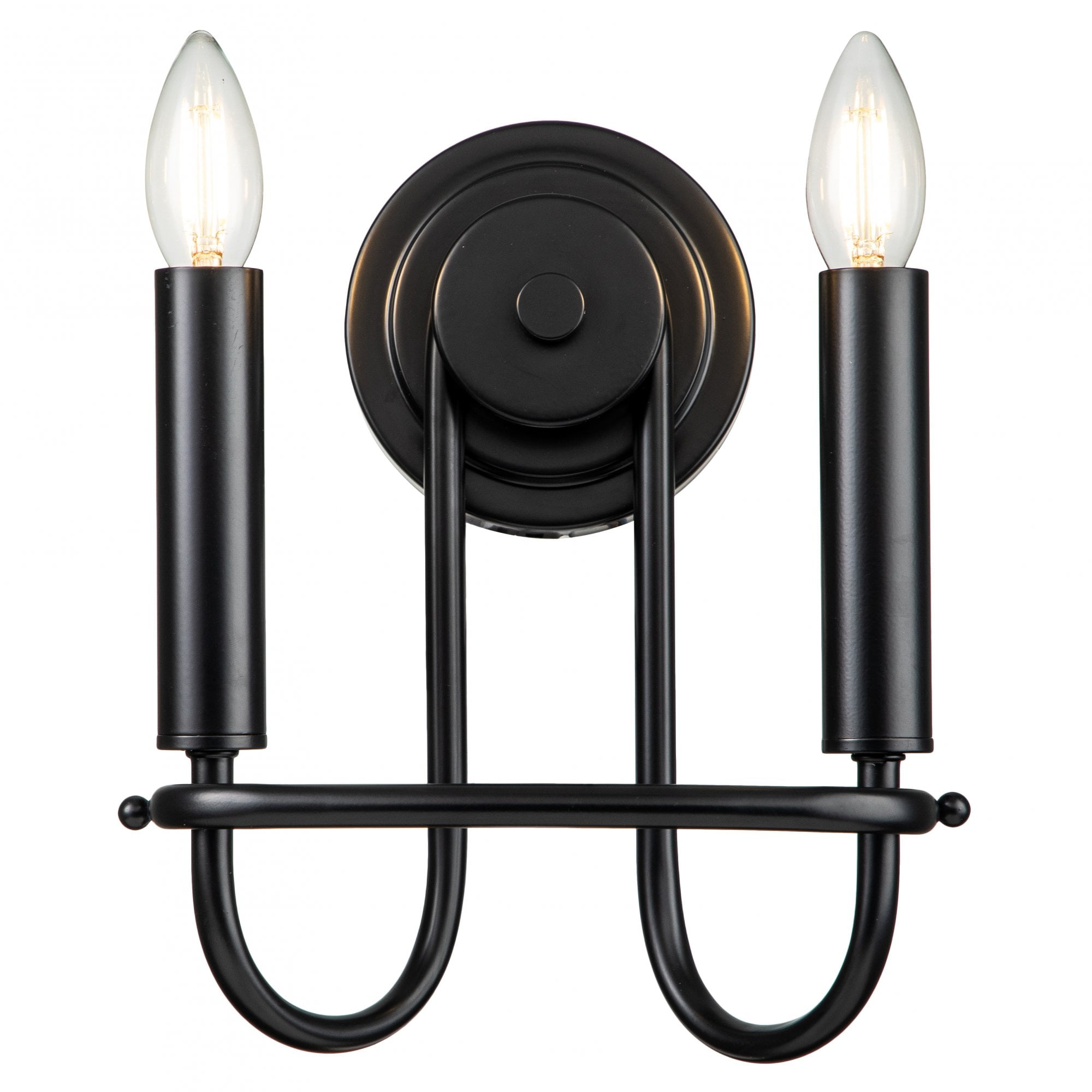Kichler Capitol Hill 2 Light Wall Light - Black