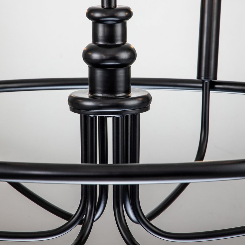 Kichler Capitol Hill 6 Light Chandelier - Black