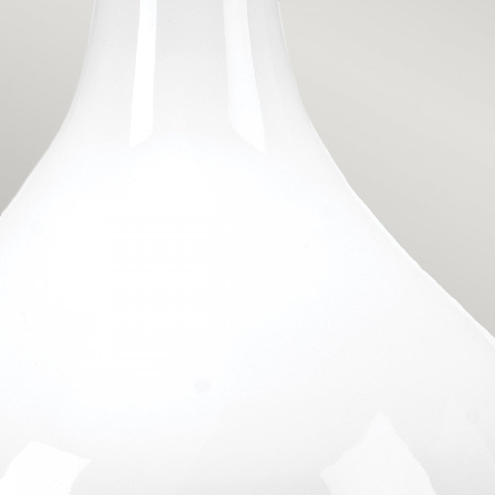 Elstead Milo 1 Light Table Lamp - White, Aged Brass & Green