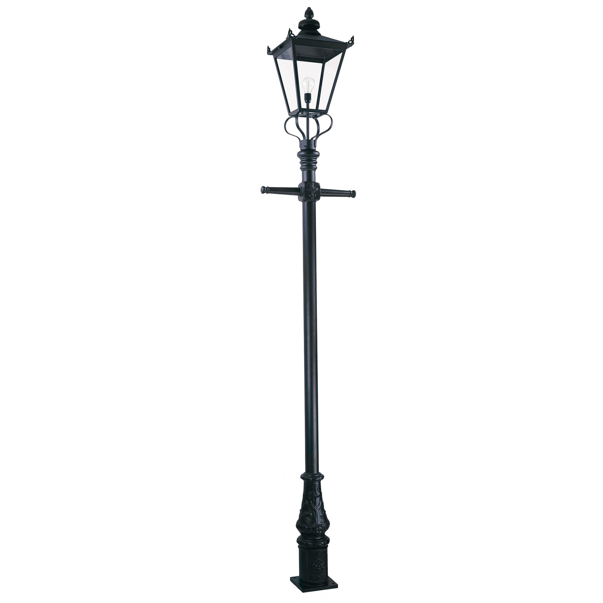 Elstead Wilmslow 1 Light Lamp Post - Black