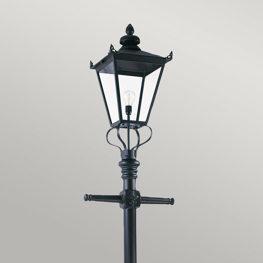 Elstead Wilmslow 1 Light Lamp Post - Black