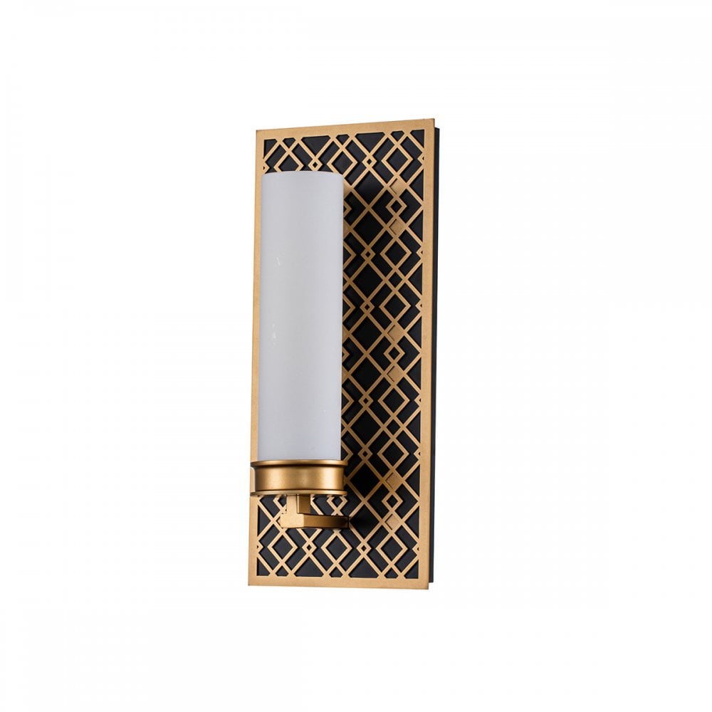 Elstead Ziggy 1 Light Wall Light - Lacquered Gold