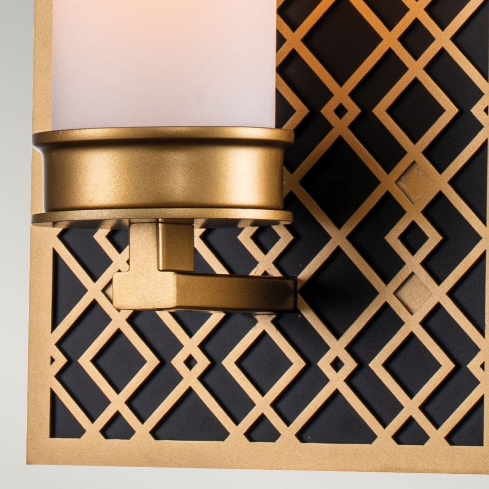 Elstead Ziggy 1 Light Wall Light - Lacquered Gold
