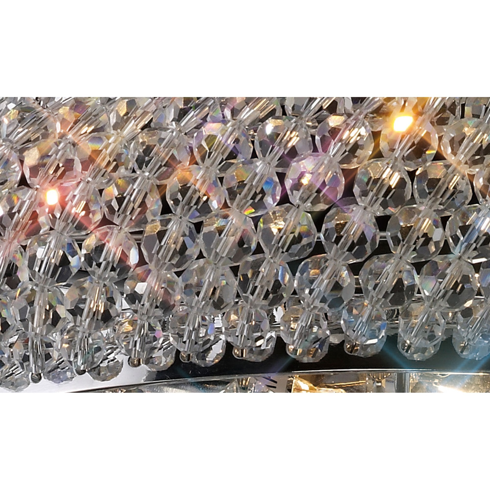 Diyas Alexandra Small 1 Light Wall Light - Polished Chrome & Crystal